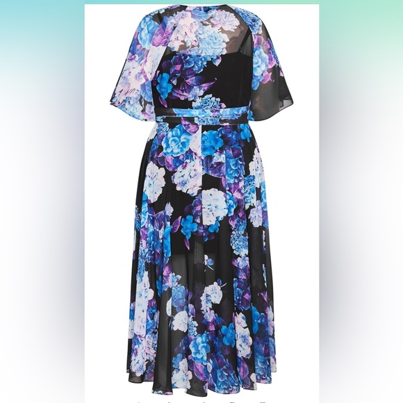 City Chic size 18 “Enthrall Me” Maxi Dress NWT
